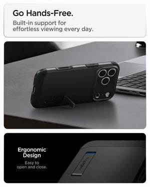 Spigen iPhone 18 Pro Max Tough Armor T (MagFit) - Black - feature illustration 34