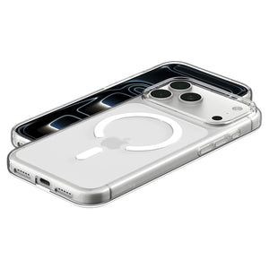 Spigen iPhone 18 Pro Max Liquid Crystal MagFit - Clear White - case detail 9