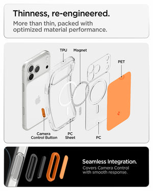 Spigen iPhone 18 Pro Max Ultra Hybrid T (MagFit) - Glossy Orange - feature illustration 46