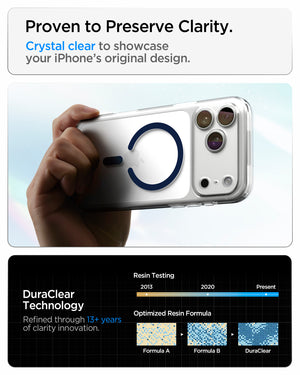 Spigen iPhone 18 Pro Max Ultra Hybrid (MagFit) - Clear Deep Blue - feature illustration 69