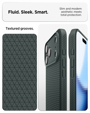 Spigen iPhone 18 Pro Liquid Air - Abyss Green - feature illustration 40