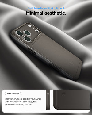 Spigen iPhone 18 Pro Thin Fit (MagFit) - Gunmetal - feature illustration 52