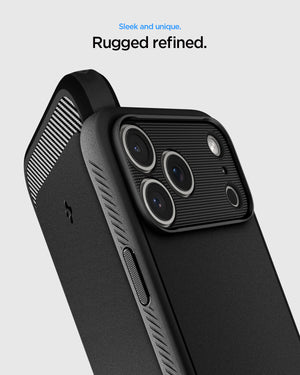 Spigen iPhone 18 Pro Rugged Armor (MagFit) - Matte Black - feature illustration 18
