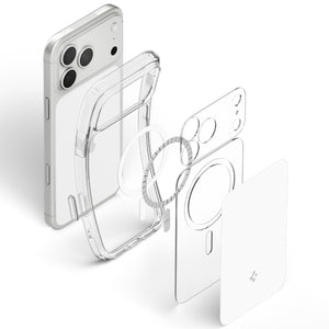 Spigen iPhone 18 Pro Ultra Hybrid T (MagFit) - Glossy White - case detail 20