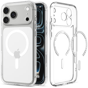 Spigen iPhone 18 Pro Ultra Hybrid (MagFit) - Clear White - product view 5