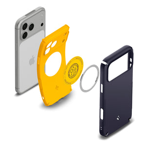 Spigen iPhone 18 Pro Nano Pop Hybrid (MagFit) - Blueberry Navy - case detail 26