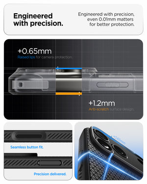 Spigen iPhone 18 Pro Liquid Air - Matte Black - feature illustration 35