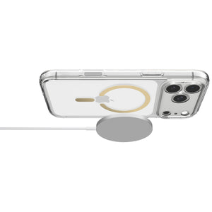 Spigen iPhone 18 Pro Ultra Hybrid (MagFit) - Clear Gold - case detail 15