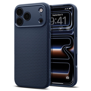 Spigen iPhone 18 Pro Max Liquid Air - Navy Blue - product view 3