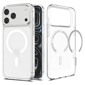 Spigen iPhone 18 Pro Liquid Crystal MagFit - Clear White - product view 1