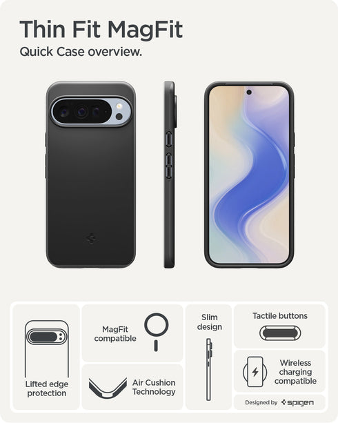 Spigen Pixel 10 Pro XL 保護殼 – Thin Fit(MagFit 磁吸版)