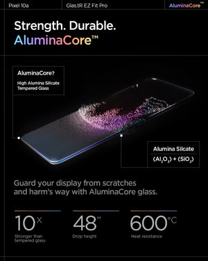 Spigen Pixel 10a Screen Protector GLAS.tR EZ Fit Pro (2P) view 14