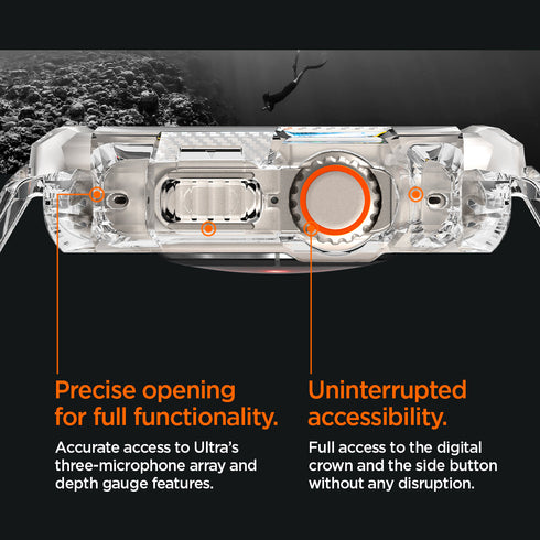 Spigen Apple Watch Ultra 3/2/1 (49mm) 保護殼 + 錶帶 – Rugged Armor Pro