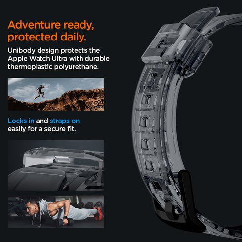 Spigen Apple Watch Ultra 3/2/1 (49mm) 保護殼 + 錶帶 – Rugged Armor Pro