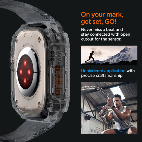 Spigen Apple Watch Ultra 3/2/1 (49mm) 保護殼 + 錶帶 – Rugged Armor Pro
