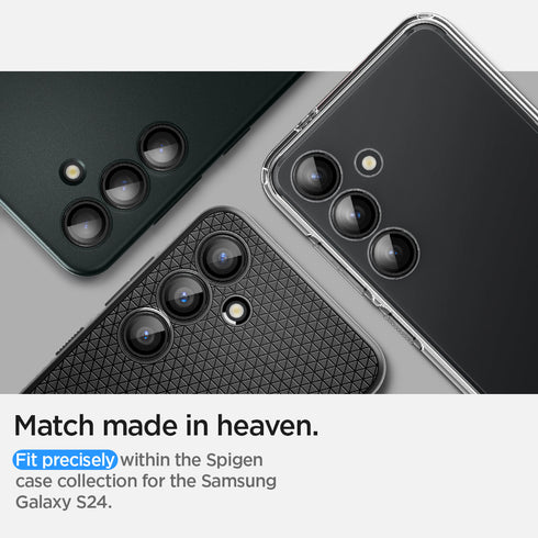 Spigen Galaxy S24 / S23 Plus / S23 鏡頭保護貼 – Optik Pro EZ Fit(2入裝)