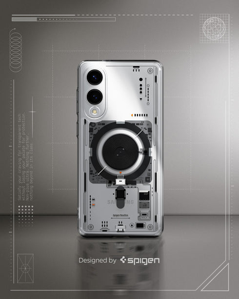 Spigen Galaxy S25 Edge 保護殼 – Ultra Hybrid Neo One 科技透明磁吸防摔殼