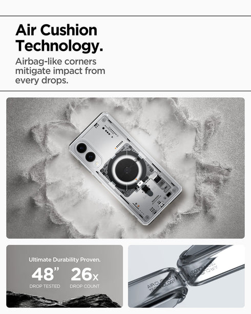 Spigen Galaxy S25 Edge 保護殼 – Ultra Hybrid Neo One 科技透明磁吸防摔殼