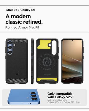 Spigen Galaxy S25 Case Rugged Armor (MagFit) view 13