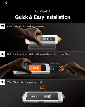 Spigen Galaxy S26 Ultra Screen Protector GLAS.tR EZ Fit Pro HD (2 Pack) view 5