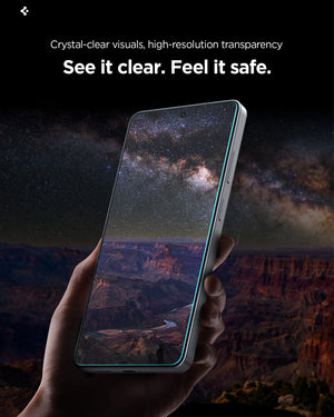 Spigen Galaxy S26 Ultra Screen Protector GLAS.tR EZ Fit Pro HD (2 Pack) view 9