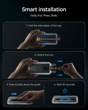 Spigen Galaxy S26 FE EZ Fit Pro installation sequence