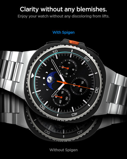 Spigen Galaxy Watch 8 Classic (46mm) 螢幕保護貼 – GLAS.tR EZ Fit (2入裝)