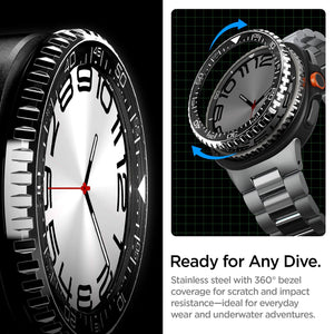 Spigen Galaxy Watch 8 Classic (46mm) Bezel Guard – Bezel Tune Black feature view 10