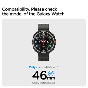 Spigen Galaxy Watch 8 Classic (46mm) Bezel Guard – Bezel Tune Silver feature view 8