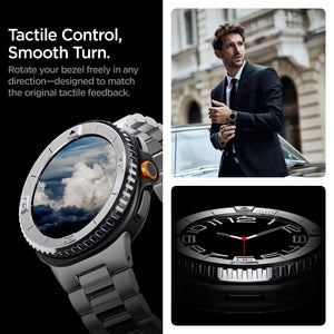 Spigen Galaxy Watch 8 Classic (46mm) Bezel Guard – Bezel Tune Silver feature view 11