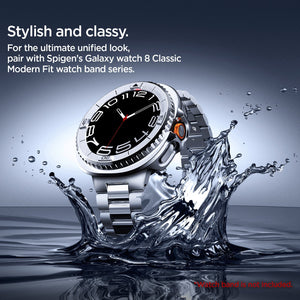 Spigen Galaxy Watch 8 Classic (46mm) Watch Case – Bezel Tune Pro Silver feature view 12