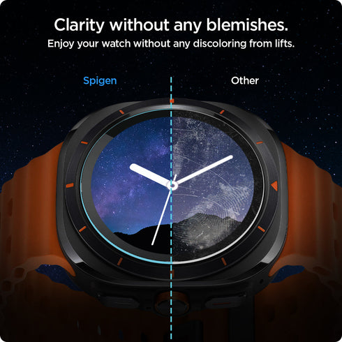 Spigen Galaxy Watch Ultra 47mm (2025/2024) Screen Protector – GLAS.tR EZ Fit (2 Pack)