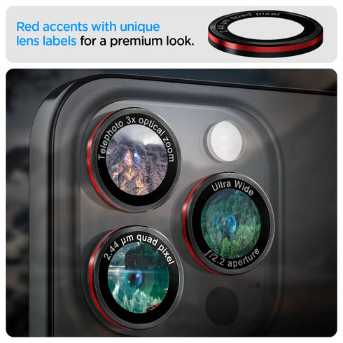 Spigen iPhone 15 Pro Max / 15 Pro 鏡頭保護貼 – Optik Pro EZ Fit