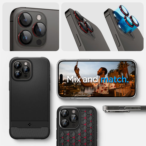 Spigen iPhone 14 Pro Max / 14 Pro 鏡頭保護貼 – Optik Pro EZ Fit