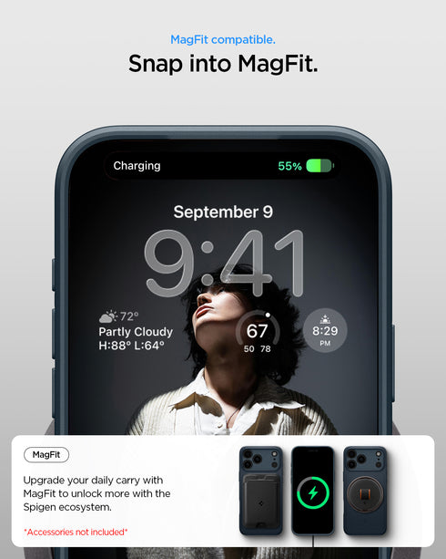 Spigen iPhone 17 Pro Max Case – Thin Fit (MagFit)
