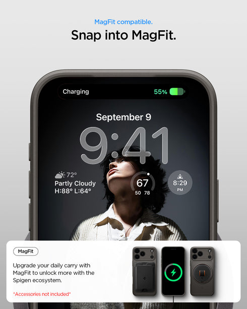 Чехол Spigen для iPhone 17 Pro Max – Thin Fit (MagFit)