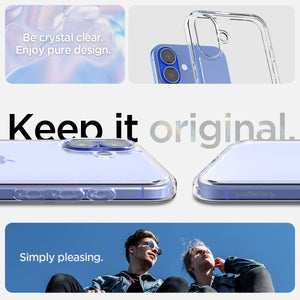 Spigen iPhone 16 Plus Case – Ultra Hybrid – Crystal Clear – detail image 4