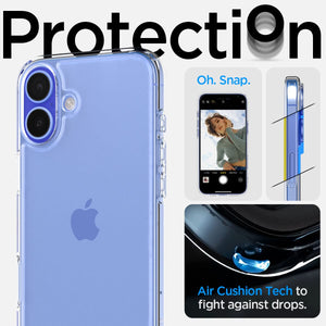 Spigen iPhone 16 Plus Case – Ultra Hybrid – Crystal Clear – detail image 5