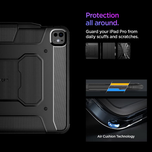 Spigen iPad Pro 13” (2025 / 2024) 保護殼 – Rugged Armor Pro