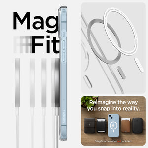 Spigen iPhone 14 Plus Case – Ultra Hybrid (MagFit) in White – MagFit accessory compatibility