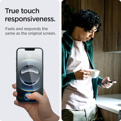 Spigen iPhone 16e 螢幕保護貼 – GLAS.tR EZ Fit (2片裝)