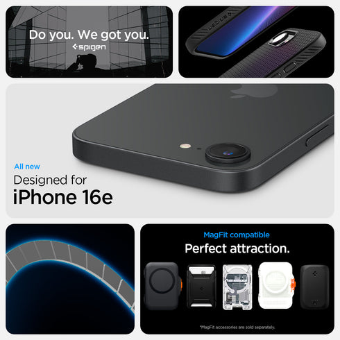 Spigen iPhone 16e 保護殼 – Liquid Air (MagFit)