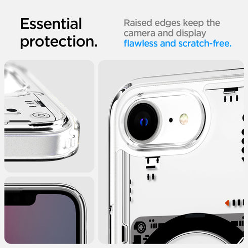 Spigen iPhone 16e 保護殼 – Ultra Hybrid Neo One 科技透明磁吸防摔殼