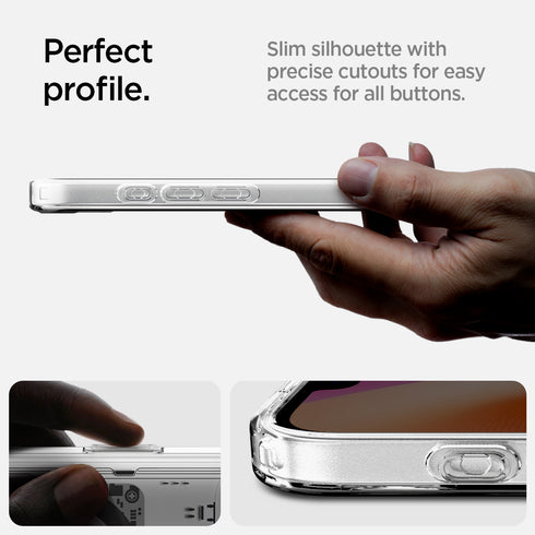 Spigen iPhone 16e 保護殼 – Ultra Hybrid Neo One 科技透明磁吸防摔殼