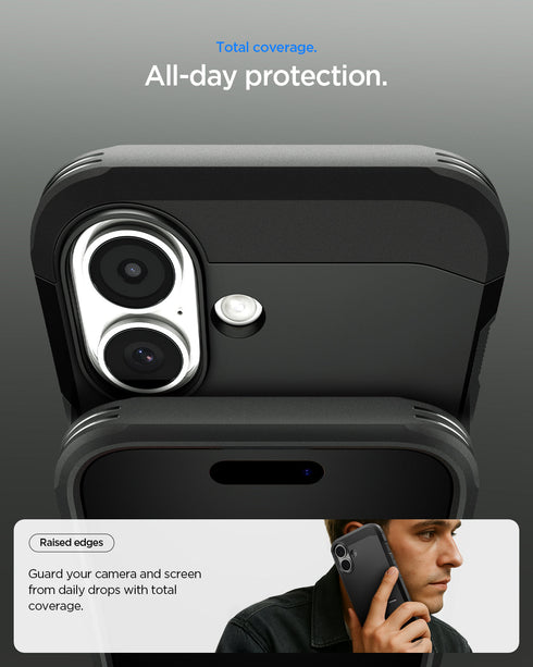 Spigen iPhone 17 保護殼 - Tough Armor T 相機控制磁吸防摔鎧甲