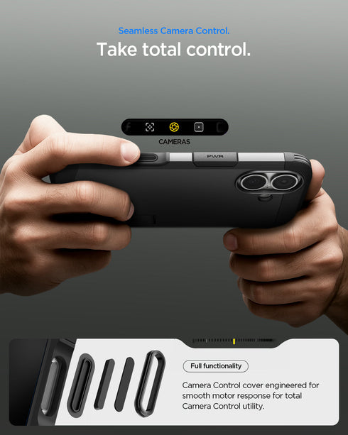 Spigen iPhone 17 保護殼 - Tough Armor T 相機控制磁吸防摔鎧甲