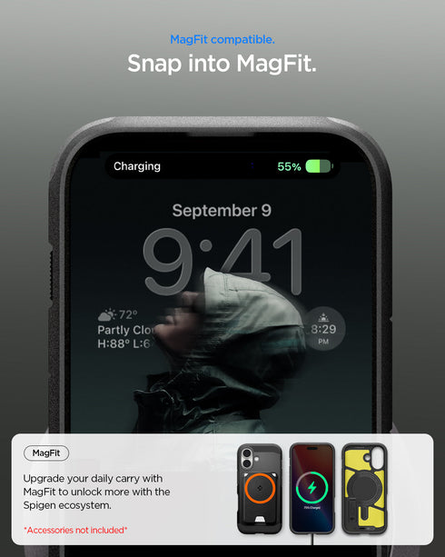 Spigen iPhone 17 保護殼 - Tough Armor T 相機控制磁吸防摔鎧甲