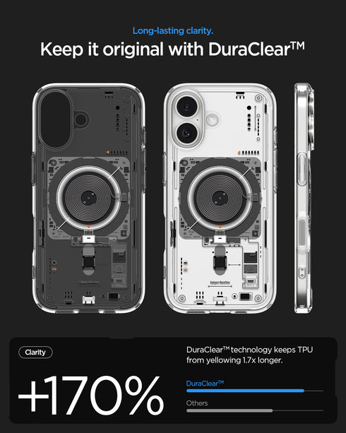 Spigen iPhone 17 系列手機殼 – Ultra Hybrid Neo One 科技透明磁吸防摔殼