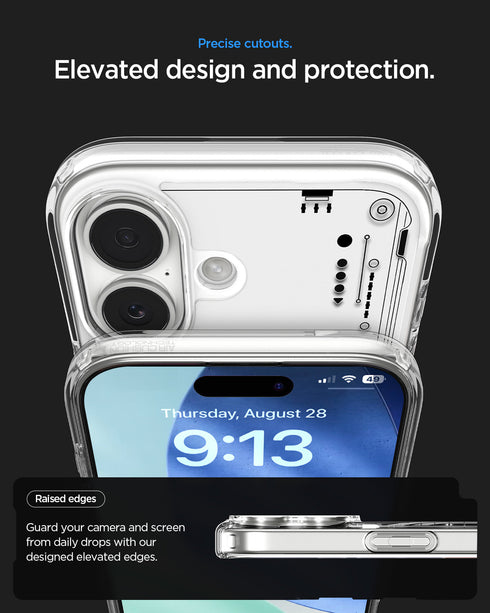 Spigen iPhone 17 系列手機殼 – Ultra Hybrid Neo One 科技透明磁吸防摔殼