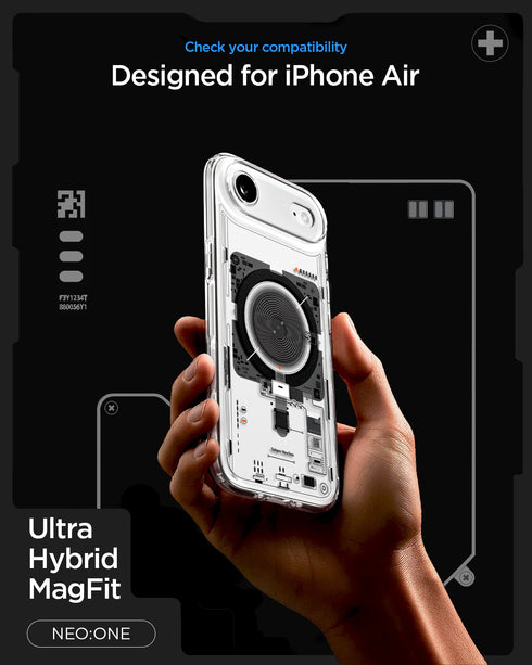 Spigen iPhone 17 系列手機殼 – Ultra Hybrid Neo One 科技透明磁吸防摔殼
